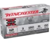 Winchester Ammo XB12300 Super-X  12 Gauge 3 Lead 15 Pellets 00 Buck Shot 5 Bx  50 Cs
