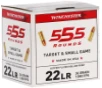 Winchester Ammo 22LR555HP USA 22 LR 36 gr Copper Plated Hollow Point  CPHP  Ammunition 555 rd BOX