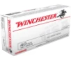 Winchester Ammo Q4238 USA  40 S W 180 gr Full Metal Jacket  FMJ  50 Bx  10 Cs