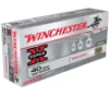 Winchester Ammo WC402 Super-X  40 S W 180 gr Brass Enclosed Base 50 Bx  10 Cs