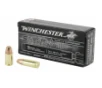 Winchester Ammo SUP9 Super Suppressed Subsonic 9mm Luger Subsonic 147 gr Full Metal Jacket  FMJ  Ammunition 50rd Box