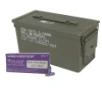 Winchester Q4471 Purple 9mm 115 Gr FMJ Contract Overrun Training Ammo 1000rd CASE W  AMMO CAN