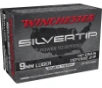 Winchester Ammo 9mm Luger 147 gr Silvertip Subsonic Jacketed Hollow Point 20rd Box