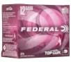 Federal TGL12P8 Top Gun Special Edition Pink 12 Gauge 2 75 1 1 8 oz 8 Shot 25 Bx  10 Cs
