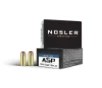 Nosler 51285 Match Grade  9mm Luger 115 gr Jacketed Hollow Point  JHP  20 Bx  20 Cs