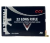 CCI 956 Target   Plinking AR Tactical 22 LR 40 gr Copper-Plated Round Nose 300 Rd Box