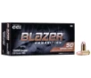 CCI Blazer Brass 9mm  124gr FMJ  50rd Box