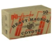 Hornady 86224 Heavy Magnum Coyote 12 Gauge 3 1 1 2 oz Nickel Plated 00 Buck Shot 10 Bx  10 Cs