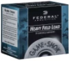 Federal H20275 Game-Shok Upland 20 Gauge 2 75 1 oz 7 5 Shot 25 Bx  10 Cs