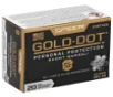 Speer Ammo 23974GD Gold Dot Personal Protection 40 S W 180 gr Hollow Point  HP  20 Bx  10 Cs