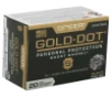 Speer Ammo 23975GD Gold Dot Personal Protection 45 ACP 230 gr Hollow Point  HP  20 Bx  10 Cs