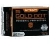 Speer Ammo 23920GD Gold Dot Personal Protection 357 Mag 125 gr Hollow Point  HP  20 Bx  10 Cs