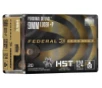 Federal P9HST3S Premium Personal Defense 9mm Luger 124 gr HST Jacketed Hollow Point 20 Bx  10 Cs