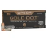 SPEER GOLD DOT PERSONAL PROTECTION 9MM  P LUGER 124 GR GDHP AMMUNITION 50 RD BOX