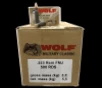 Wolf Military Classic  223rem Non-Corrosive  55gr FMJ  500rd Case