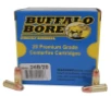 Buffalo Bore Ammunition 24B 20 Pistol  9mm Luger  P  124 gr Jacketed Hollow Point  JHP  20 Bx  12 Cs