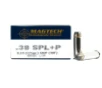 Magtech 38F Range Training  38 Special  P 125 gr Semi-Jacketed Hollow Point  SJHP  50 Bx  20 Cs