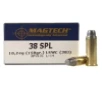 Magtech 38J Range Training  38 Special 158 gr Lead Semi Wadcutter  LSWC  50 Bx  20 Cs