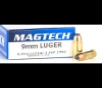 Magtech 9S Range Training  9mm Luger 124 gr Jacketed Soft Point  JSP  50 Bx  20 Cs