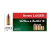 Sellier   Belloit 9MM LUGER 124GR FMJ Centerfire Pistol Ammunition 50rd BOX