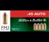 Sellier   Bellot SB45A Handgun  45 ACP 230 gr Full Metal Jacket  FMJ  Rifle Ammunition 50 rd BOX