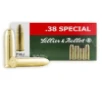 Sellier   Bellot SB38P Handgun  38 Special 158 gr Full Metal Jacket  FMJ  50 Bx  20 Cs