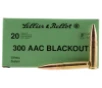 Sellier   Bellot 300BLKSUBA Rifle  300 Blackout 200 gr Full Metal Jacket 20 Bx  50 Cs