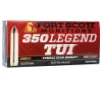 Fort Scott Munitions 350 Legend 125 gr Tumble Upon Impact  TUI  20rd Box
