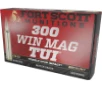 FORT SCOTT MUNITIONS LEAD FREE RIFLE AMO 300 WIN MAG 175GR TUI BRASS CASE 20-RD  10 BOX PER CASE 