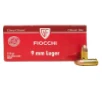 Fiocchi 9mm Luger  115 Grain  Classic Line  50rd Box