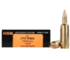 HSM BER270WSM130 Trophy Gold  270 WSM 130 gr Match Very Low Drag 20 Bx  20 Cs