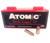 Atomic 00409 Pistol  9mm Luger  P 124 gr Bonded Match Hollow Point 50 Bx  10 Cs