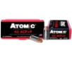 Atomic 00433 Pistol  45 ACP  P 230 gr Bonded Match Hollow Point 50 Bx  10 Cs