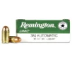 Remington UMC  380acp  95gr FMJ  50rd Box