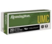 Remington Ammunition L450BM1 UMC  450 Bushmaster 260 gr Full Metal Jacket 20 Bx  10 Cs