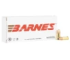 Barnes Bullets 32516   9mmLuger 124gr Sierra Jacketed Hollow Point 50 Per Box 10 Case