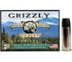 Grizzly Ammo GC44M P1   44Mag P  355gr Wide Long Nose Gas Check 20 Per Box 10 Case