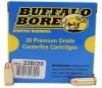 Buffalo Bore Ammunition 23B 20 Heavy  40 S W  P 180 gr Jacketed Hollow Point  JHP  20 Bx  12 Cs