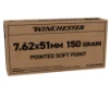 Winchester Ammo SG76251P Service Grade 7 62x51mm NATO 150 gr Pointed Soft Point PSP Ammuntion 20 rd Box