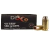 Cor-Bon  DPX  40 S W 140 gr Deep Penetrating X Bullet 20 Bx  25 Cs