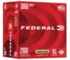 Federal Champion Brass  380acp  95gr TMJ  200rd Box