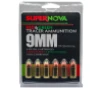 SUPERNOVA PMSN9MM-MP  9MM  119GR FMJ GRN RED  6 60