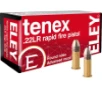 ELEY TENEX RAPID FIRE PISTOL  22LR 40GR  ROUND NOSE 50-PACK