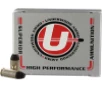 UNDERWOOD AMMO  380ACP 100GR  HARD CAST FN 20-PACK