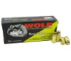 WOLF 9MM 124GR FMJ 50 BX BRASS PLTD