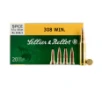 Sellier   Bellot SB308E Rifle 308 Win 7 62 NATO 168 GR Hollow Point Boat Tail  HPBT  20 Bx  25 Cs