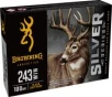Browning Ammo B192602431 Silver 243Win 100gr Plated Soft Point 20 Per Box 10 Case