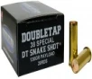 DoubleTap Ammunition SnakeShot  38 Special  130 Grain   9 Shot with Hardcast Full Wadcutter  20 Round Box 38SPSS2