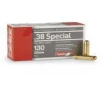 Aguila Ammunition Pistol  38 Special  130 Grain  Full Metal Jacket  50 Round Box 1E382521