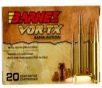 Barnes Bullets 31190 VOR-TX Rifle 5 56x45mm NATO 62 gr TSX Boat Tail 3000 FPS 20 Per Box  10 Cs